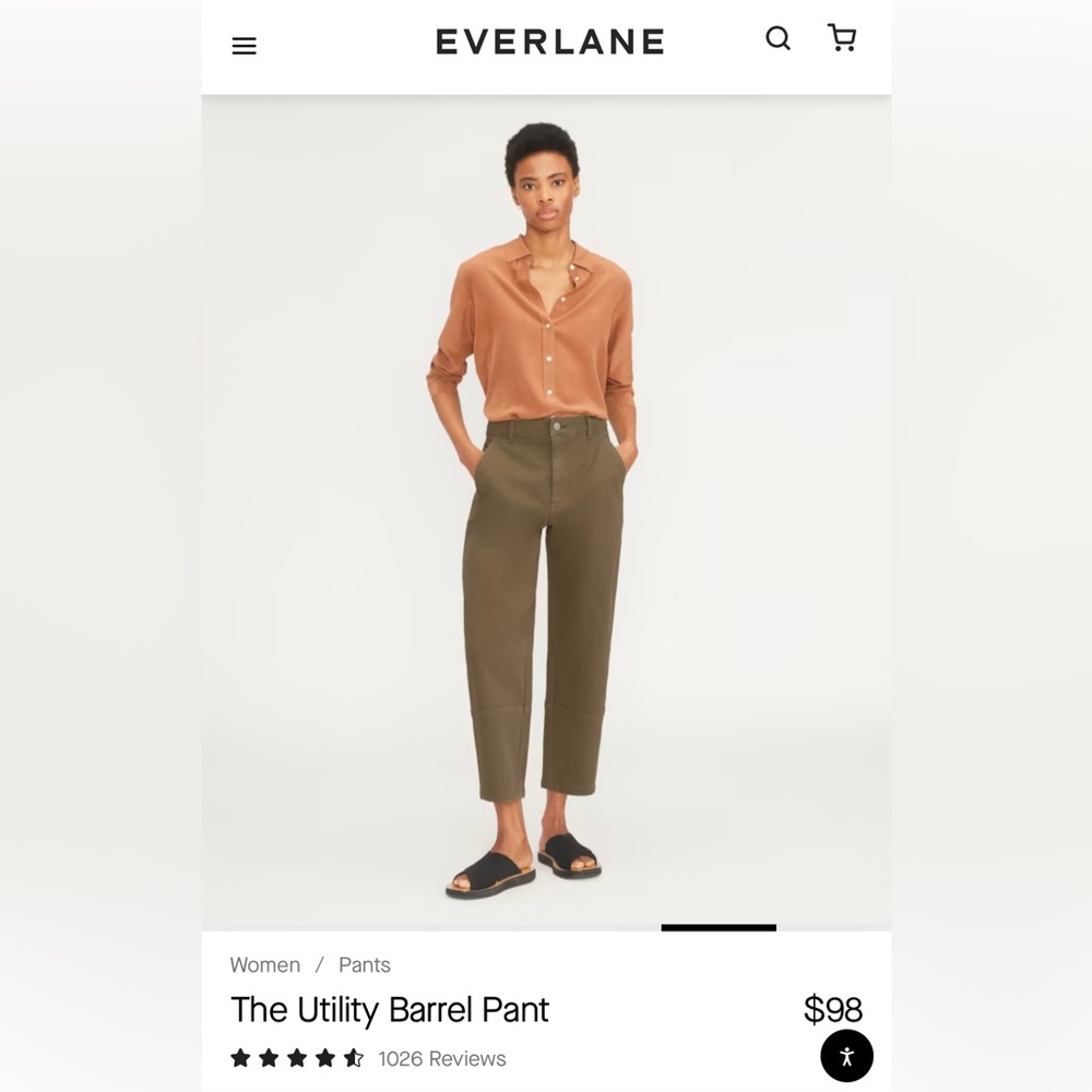 Everlane Utility Barrel Pant